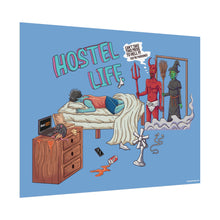 Load image into Gallery viewer, Xavi&#39;s Hostel Life Matte Horizontal Poster - Xavi&#39;s World
