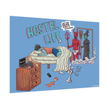 Load image into Gallery viewer, Xavi&#39;s Hostel Life Matte Horizontal Poster - Xavi&#39;s World
