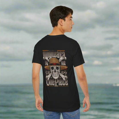 Mugiwara Pirate Art Back Print Unisex Cotton Tshirt - Xavi's World