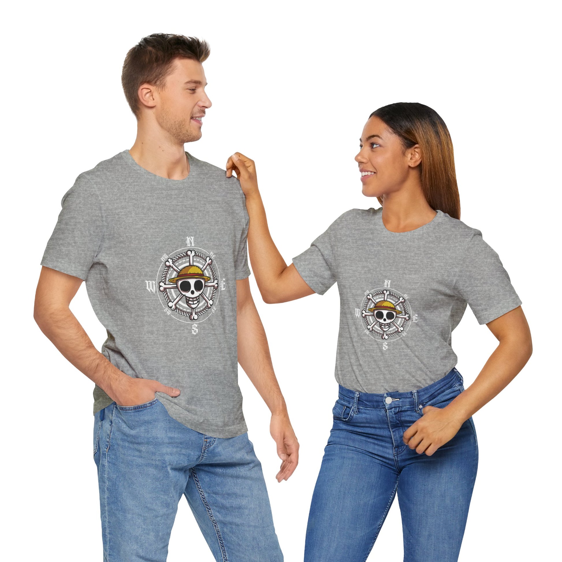Anime Pirate Symbol Unisex Cotton Tshirt - Xavi's World