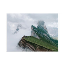 Load image into Gallery viewer, Seceda Ridge Italy Painting Window to the World Horizontal Poster - Xavi&#39;s World
