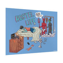 Load image into Gallery viewer, Xavi&#39;s Hostel Life Matte Horizontal Poster - Xavi&#39;s World
