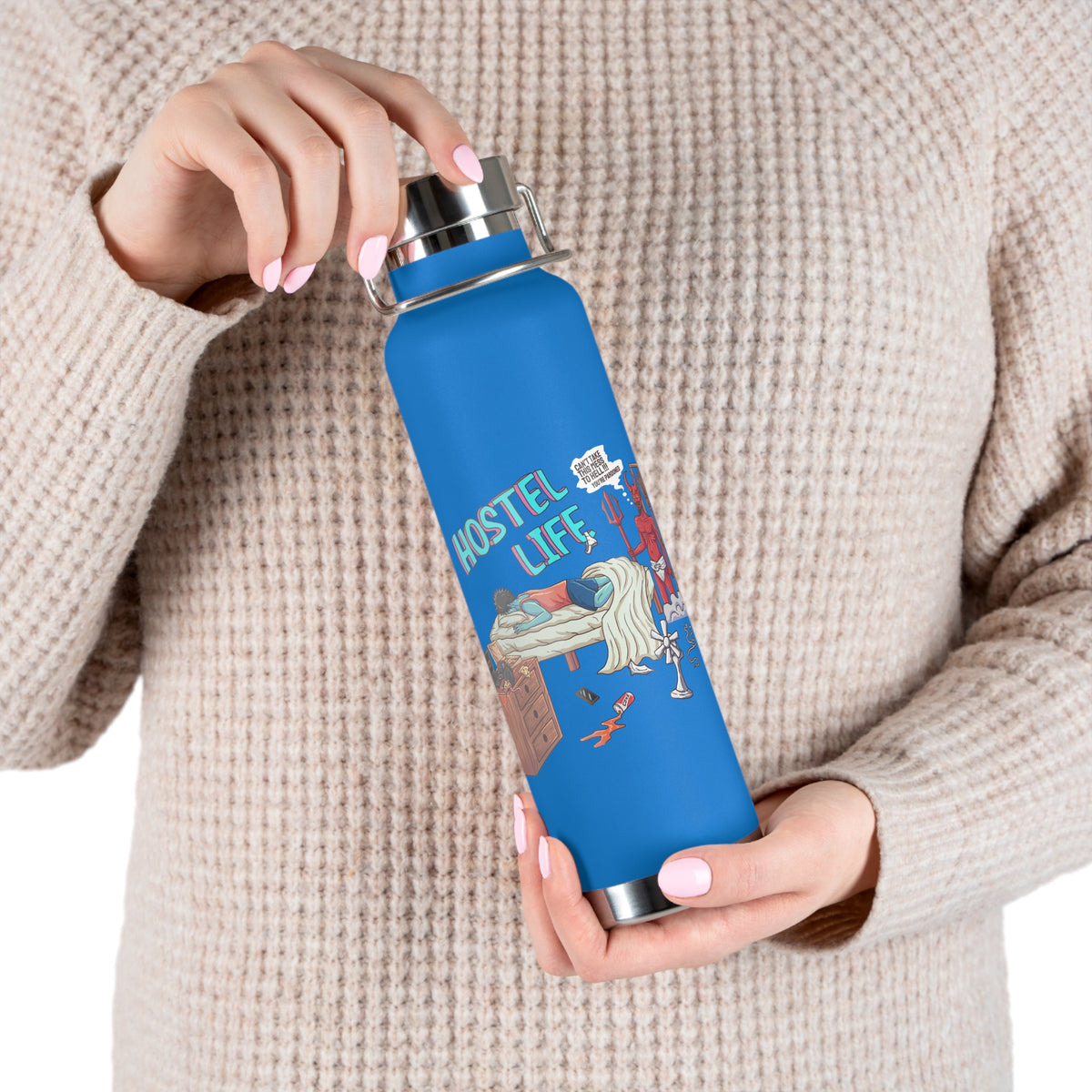 Xavi's Hostel Life 22oz Vacuum Insulated Bottle (650 ml) - Xavi's World