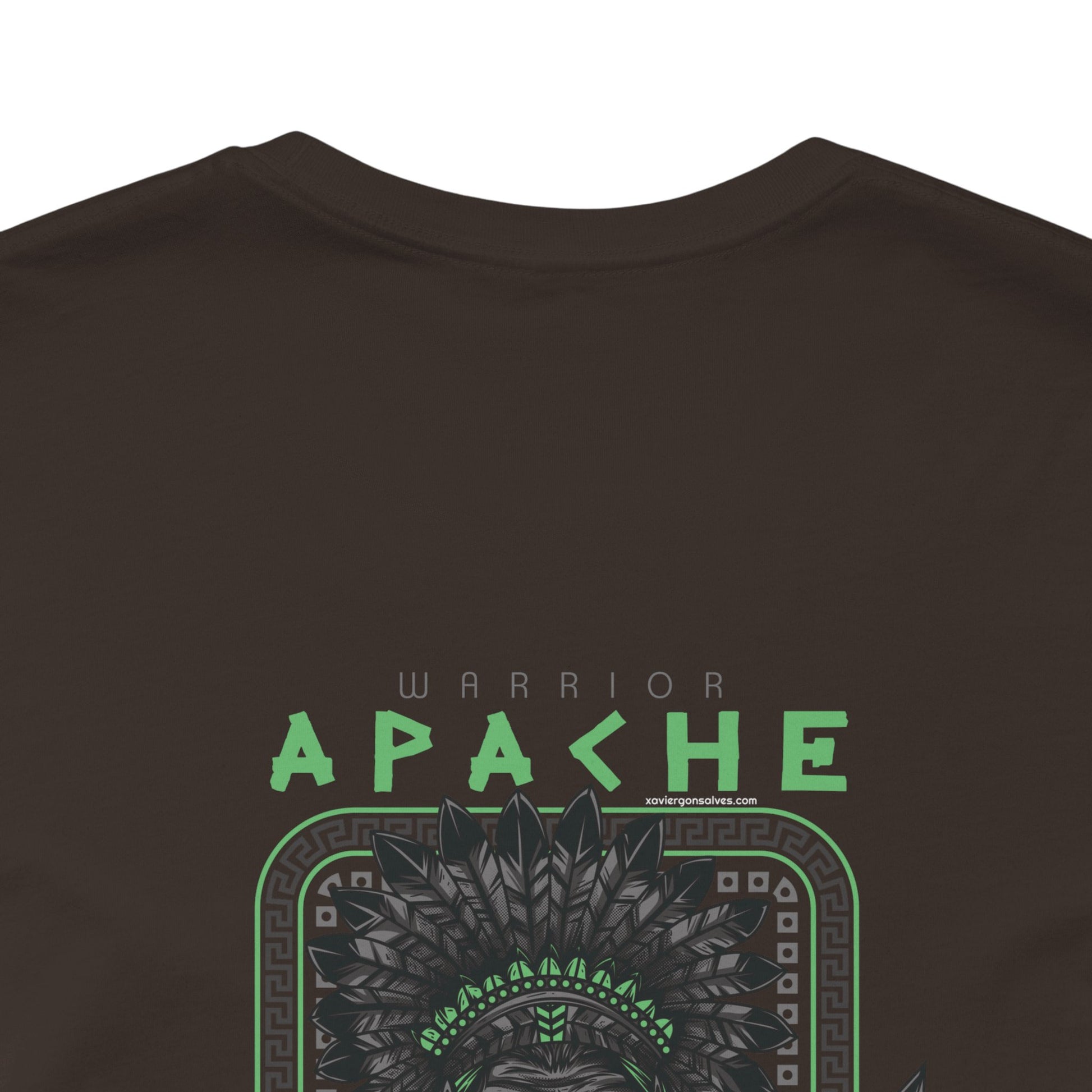 Xavi's Apache Ape Environment Warrior Back Print Streetwear Unisex Tshirt - Xavi's World