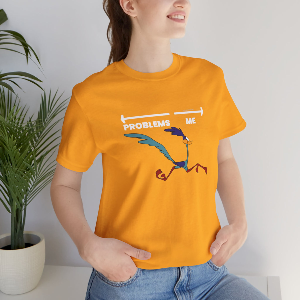 Cartoon Inspired I Run Away from Problems Unisex Tshirt - Xavi's World