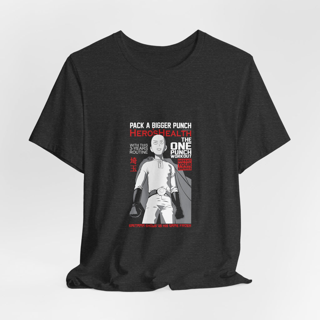 Saitama Hero's Health Magazine Unisex Cotton T-shirt - Xavi's World