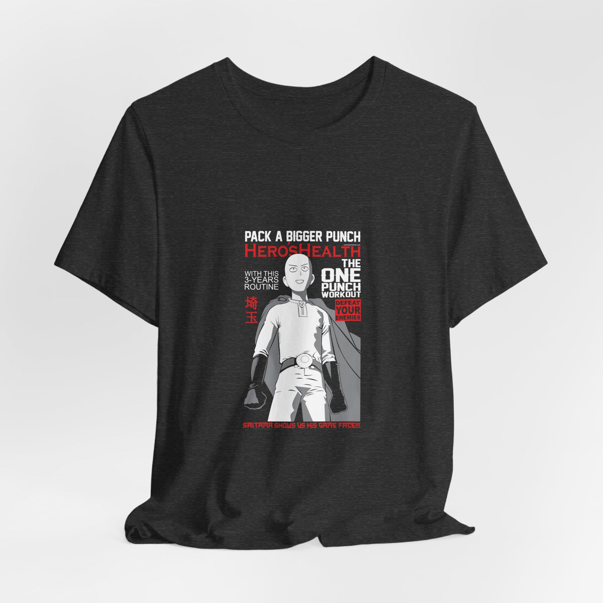 Saitama Hero's Health Magazine Unisex Cotton T-shirt - Xavi's World