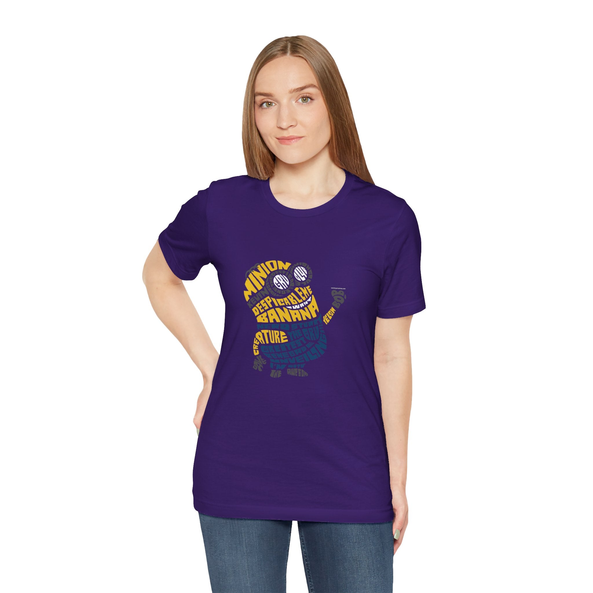 Minins Typography Cartoon Unisex Tshirt - Xavi's World