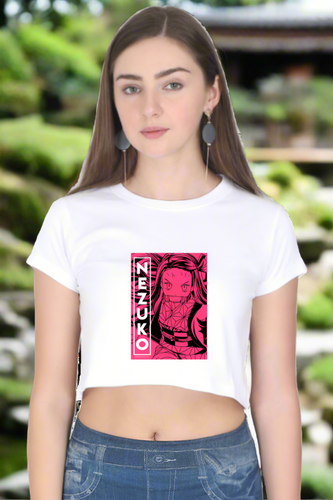 Nezuko Art Women's Cropped T-shirt - Xavi's World