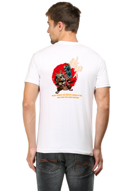 Xavi's Samurai Pug Back Print Streetwear Unisex Tshirt - Xavi's World