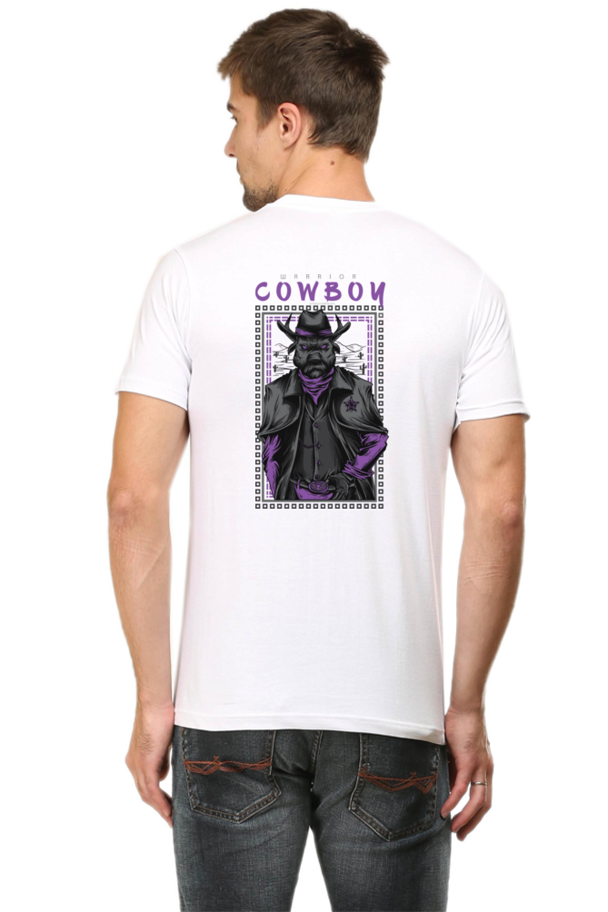 Xavi's Animal Cowboy Warrior Art Back Print Streetwear Unisex Tshirt - Xavi's World