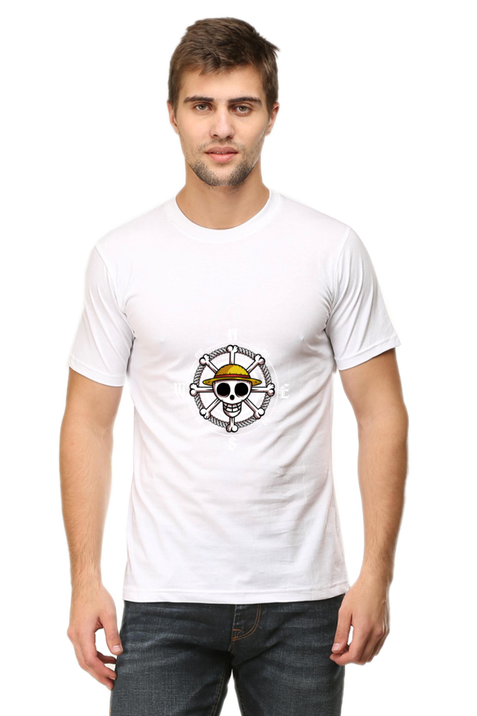 Anime Pirate Symbol Unisex Cotton T-shirt - Xavi's World