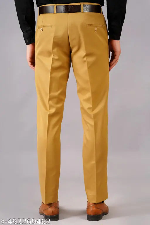 Premium Formal Trouser for Men (Khaki / Black / Cream)
