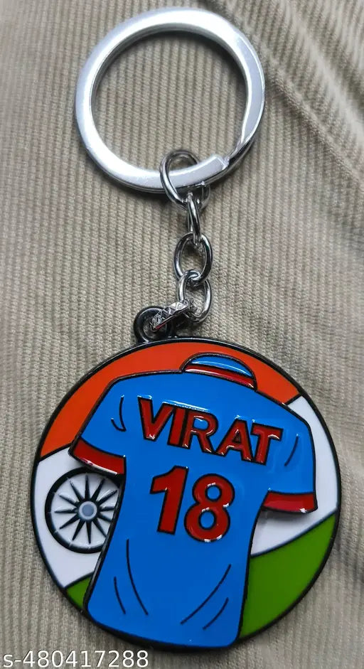 Indian Cricket Team Jersey Rotating Keychain (Multi Variant)