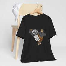 Load image into Gallery viewer, Martial Art Panda Typography Cartoon Unisex Tshirt - Xavi&#39;s World
