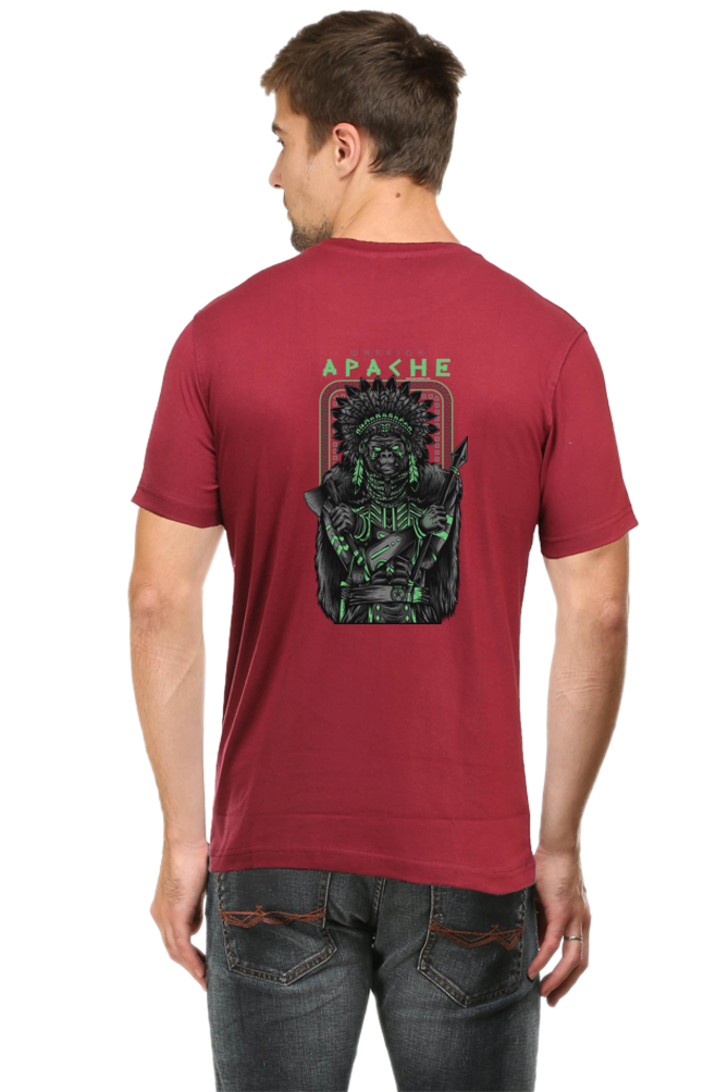 Xavi's Apache Ape Environment Warrior Back Print Streetwear Unisex Tshirt - Xavi's World