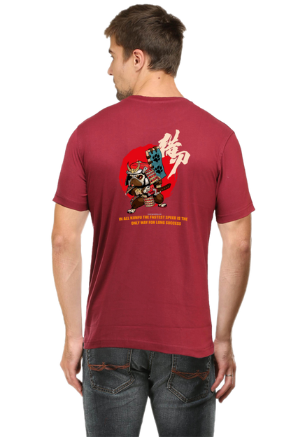 Xavi's Samurai Pug Back Print Streetwear Unisex Tshirt - Xavi's World