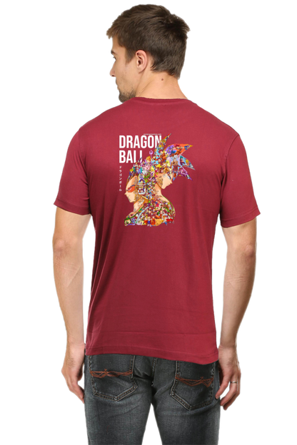 Dragon of Ball Mosaic Art Back Print Unisex Cotton Tshirt - Xavi's World