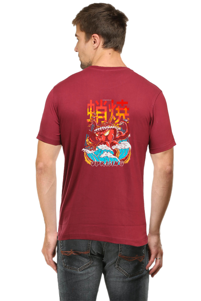 Xavi's Asian Food Kraken Uprising Back Print Streetwear Unisex Tshirt - Xavi's World