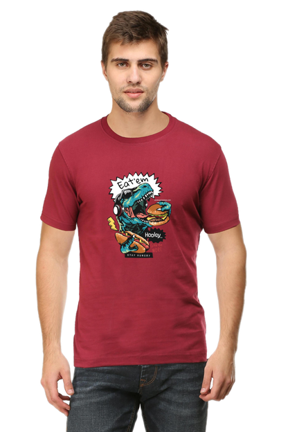 Xavi's Hungry Dino Motivation Streetwear Art Unisex Tshirt - Xavi's World