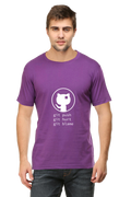 Xavi's Git Push Git Blame Unisex Cotton Coder T-shirt - Xavi's World