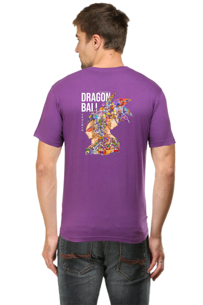 Dragon of Ball Mosaic Art Back Print Unisex Cotton Tshirt - Xavi's World