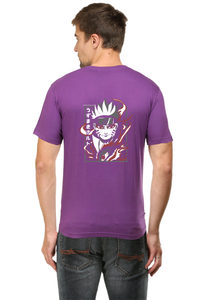 Anime Sage Rage Back Print Unisex Cotton Tshirt - Xavi's World