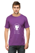 Load image into Gallery viewer, Xavi&#39;s Git Push Git Blame Unisex Cotton Coder Tshirt
