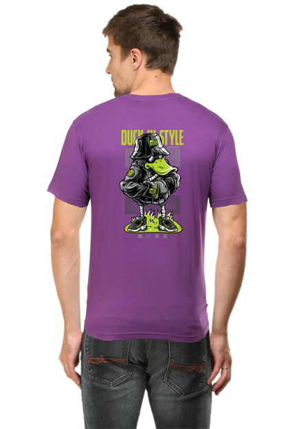 Xavi's Duck in Style Back Print Streetwear Unisex Tshirt - Xavi's World