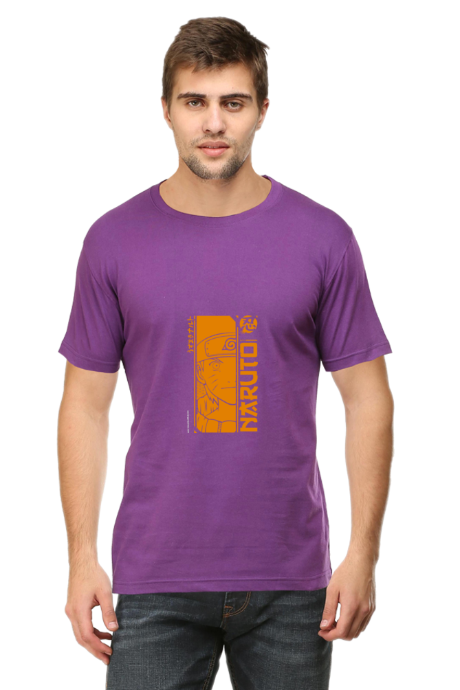 Anime Orange Art Unisex Cotton T-Shirt