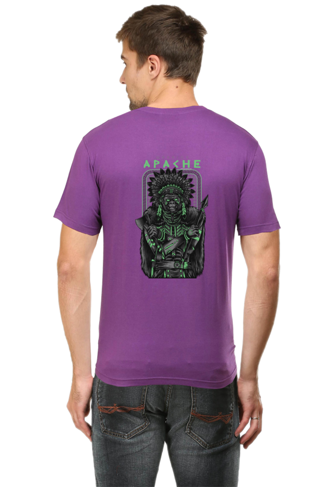 Xavi's Apache Ape Environment Warrior Back Print Streetwear Unisex Tshirt - Xavi's World