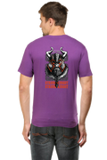 Xavi's Braid Beard Viking Knight Back Print Streetwear Unisex Tshirt - Xavi's World