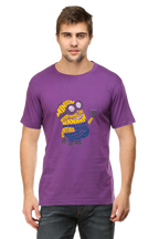 Minins Typography Cartoon Unisex Tshirt - Xavi's World