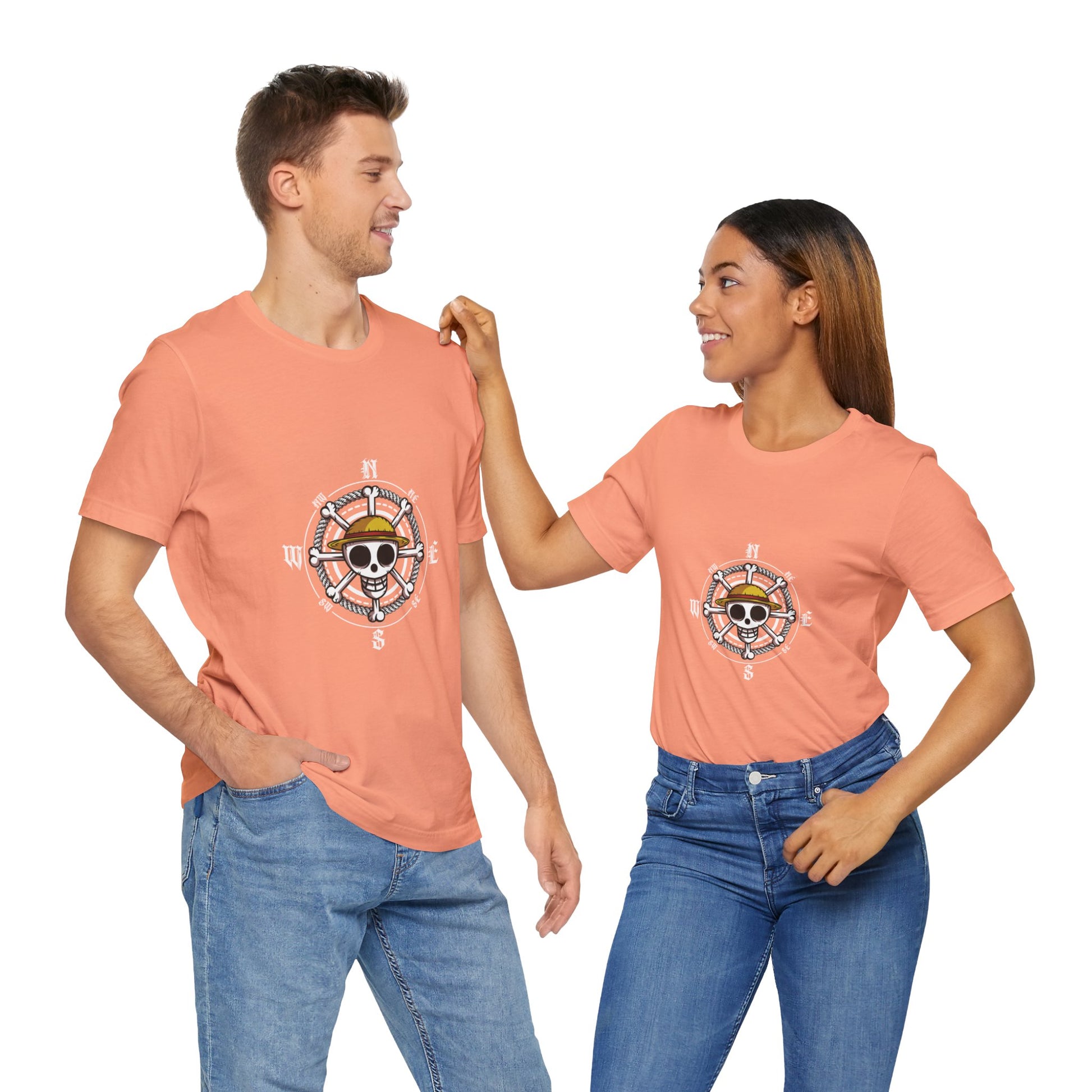Anime Pirate Symbol Unisex Cotton Tshirt - Xavi's World