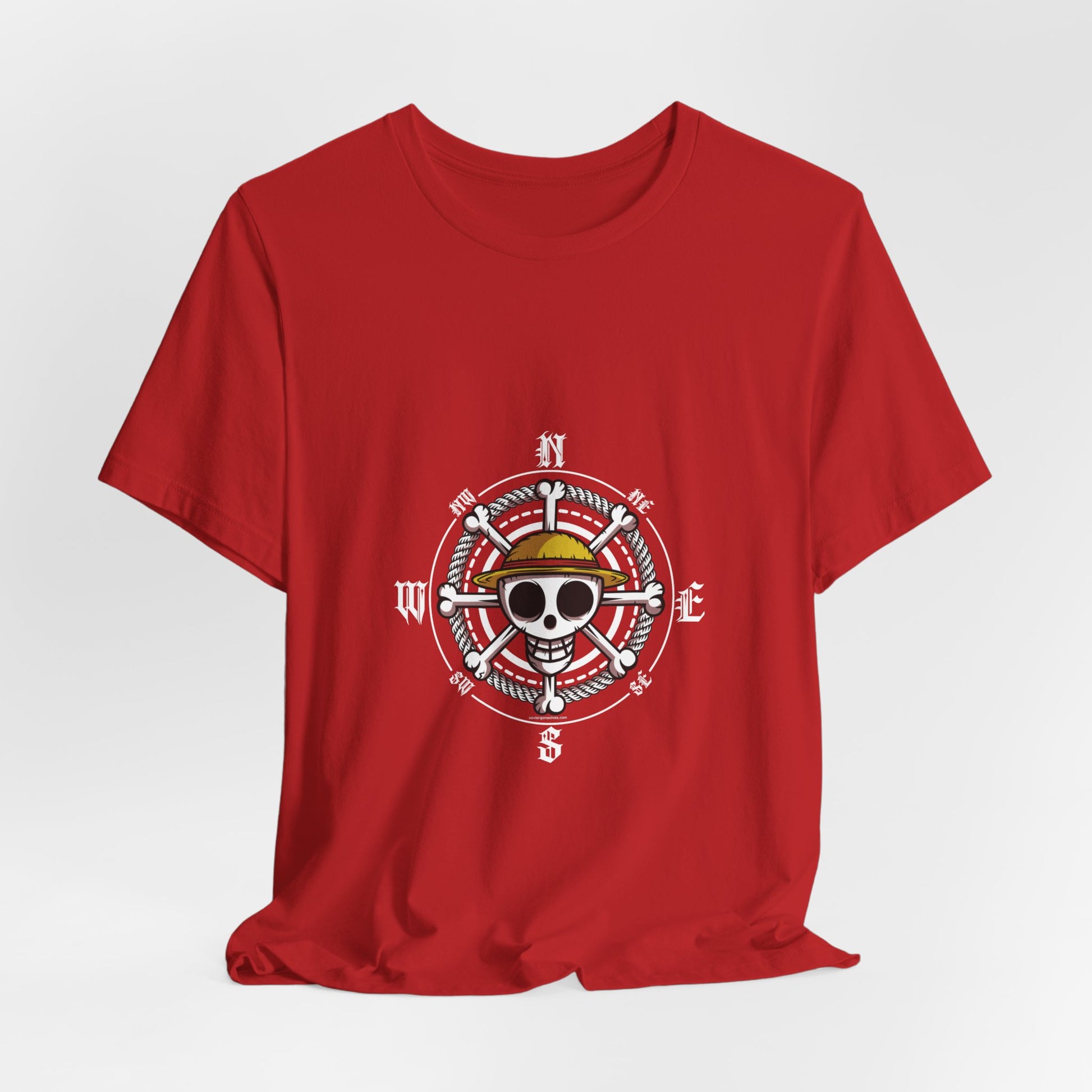 Anime Pirate Symbol Unisex Cotton Tshirt - Xavi's World