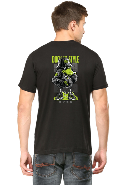 Xavi's Duck in Style Back Print Streetwear Unisex Tshirt - Xavi's World