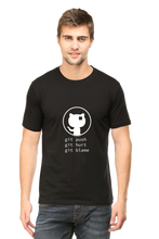 Load image into Gallery viewer, Xavi&#39;s Git Push Git Blame Unisex Cotton Coder Tshirt
