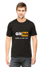 Xavi's GitHub Double Meaning Unisex Cotton Coder T-shirt - Xavi's World
