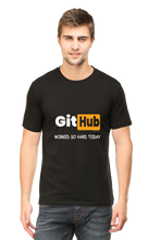 Load image into Gallery viewer, Xavi&#39;s GitHub Double Meaning Unisex Cotton Coder Tshirt

