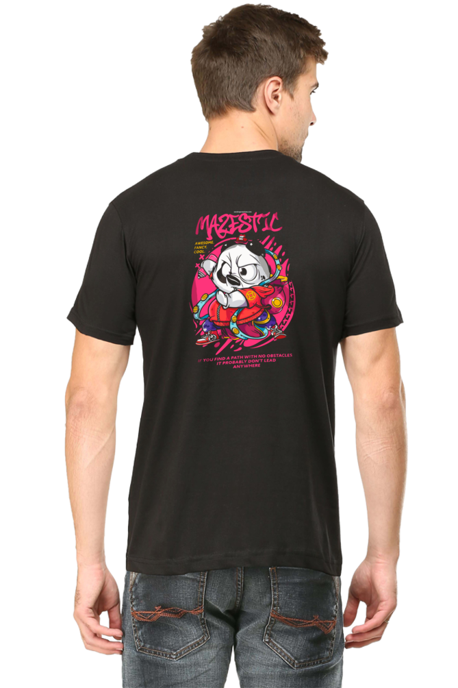 Xavi's Majestic Panda Back Print Streetwear Unisex Tshirt - Xavi's World