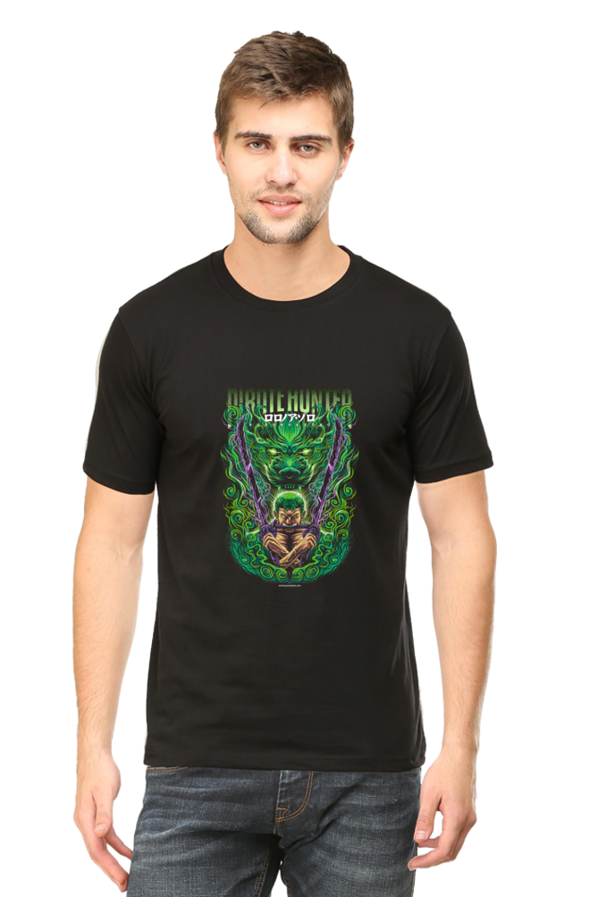 Zoro Green Art Unisex Cotton T-shirt - Xavi's World