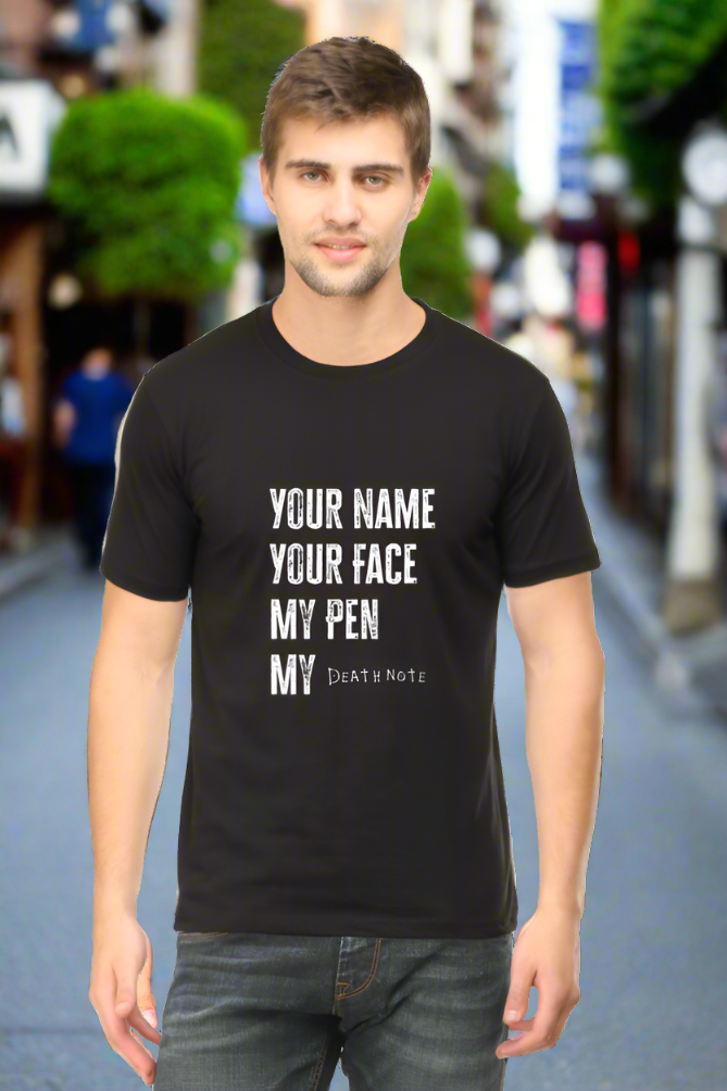 Death by Note Quote Unisex Cotton T-shirt - Xavi's World