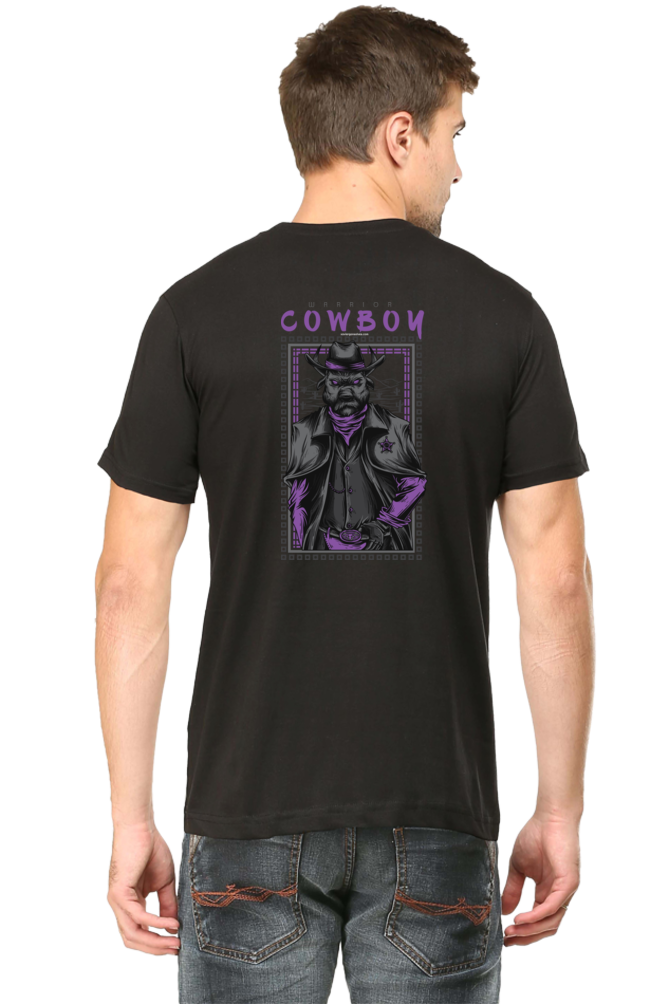 Xavi's Animal Cowboy Warrior Art Back Print Streetwear Unisex Tshirt - Xavi's World