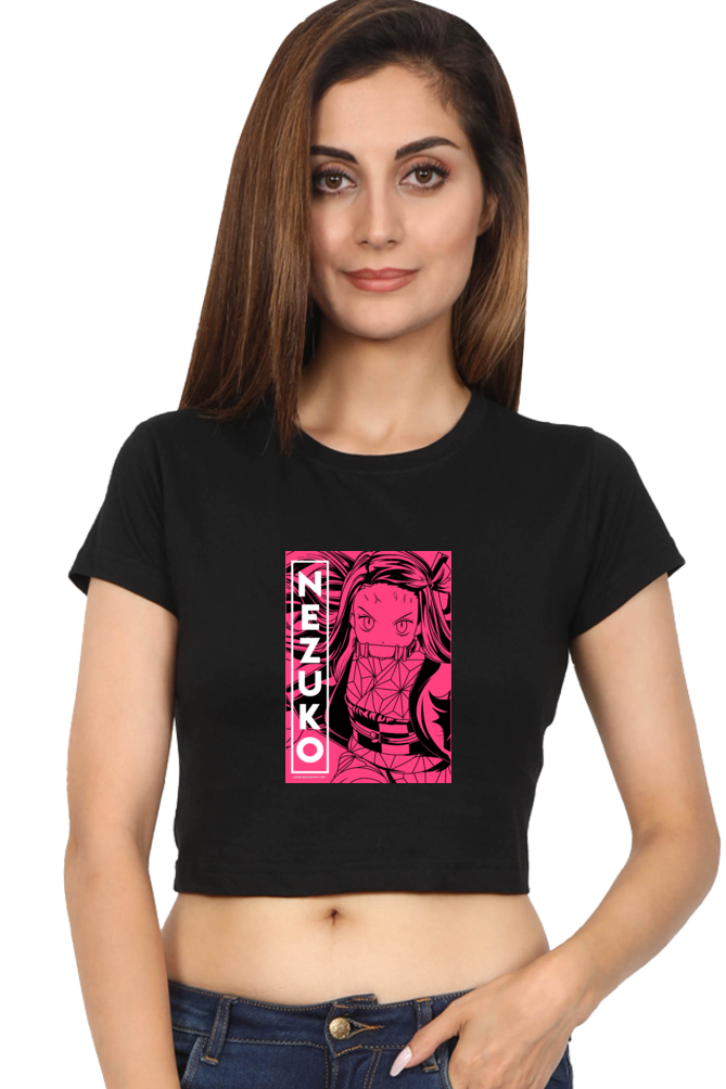 Nezuko Art Women's Cropped T-shirt - Xavi's World