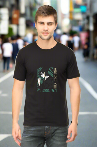 AOT Eren Art Unisex Cotton T-shirt - Xavi's World