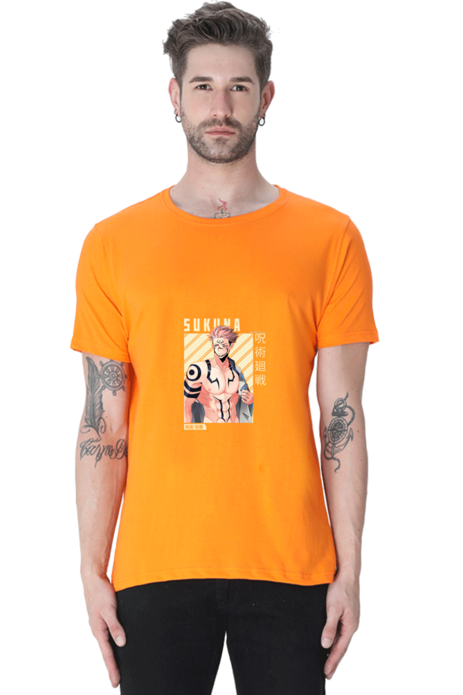 Sukuna Art Unisex Cotton T-shirt - Xavi's World