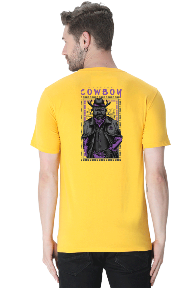 Xavi's Animal Cowboy Warrior Art Back Print Streetwear Unisex Tshirt - Xavi's World