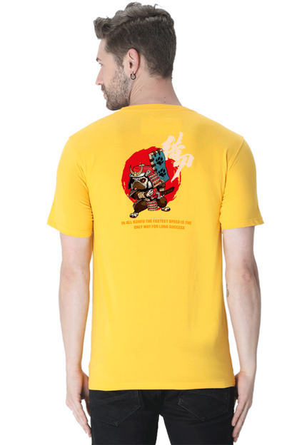 Xavi's Samurai Pug Back Print Streetwear Unisex Tshirt - Xavi's World