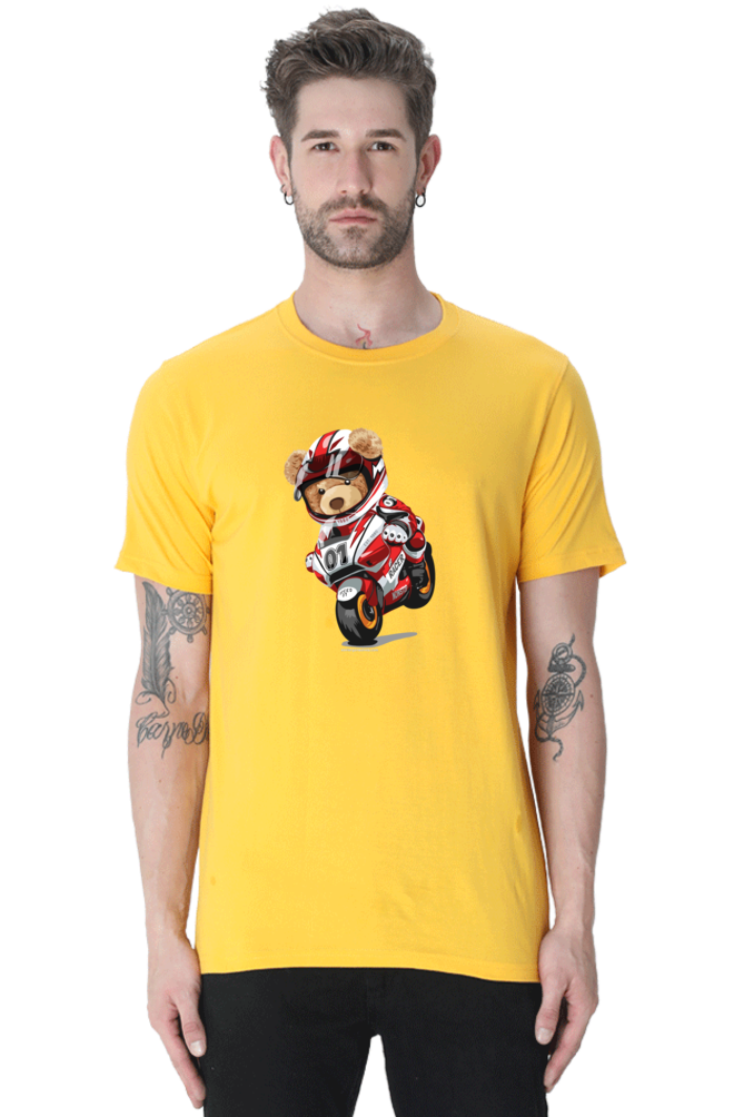 Xavi's Badass Teddy Rider Unisex Tshirt - Xavi's World