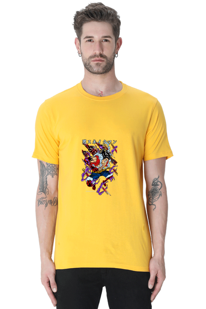 Luffy Gear 4 Unisex Cotton T-shirt - Xavi's World